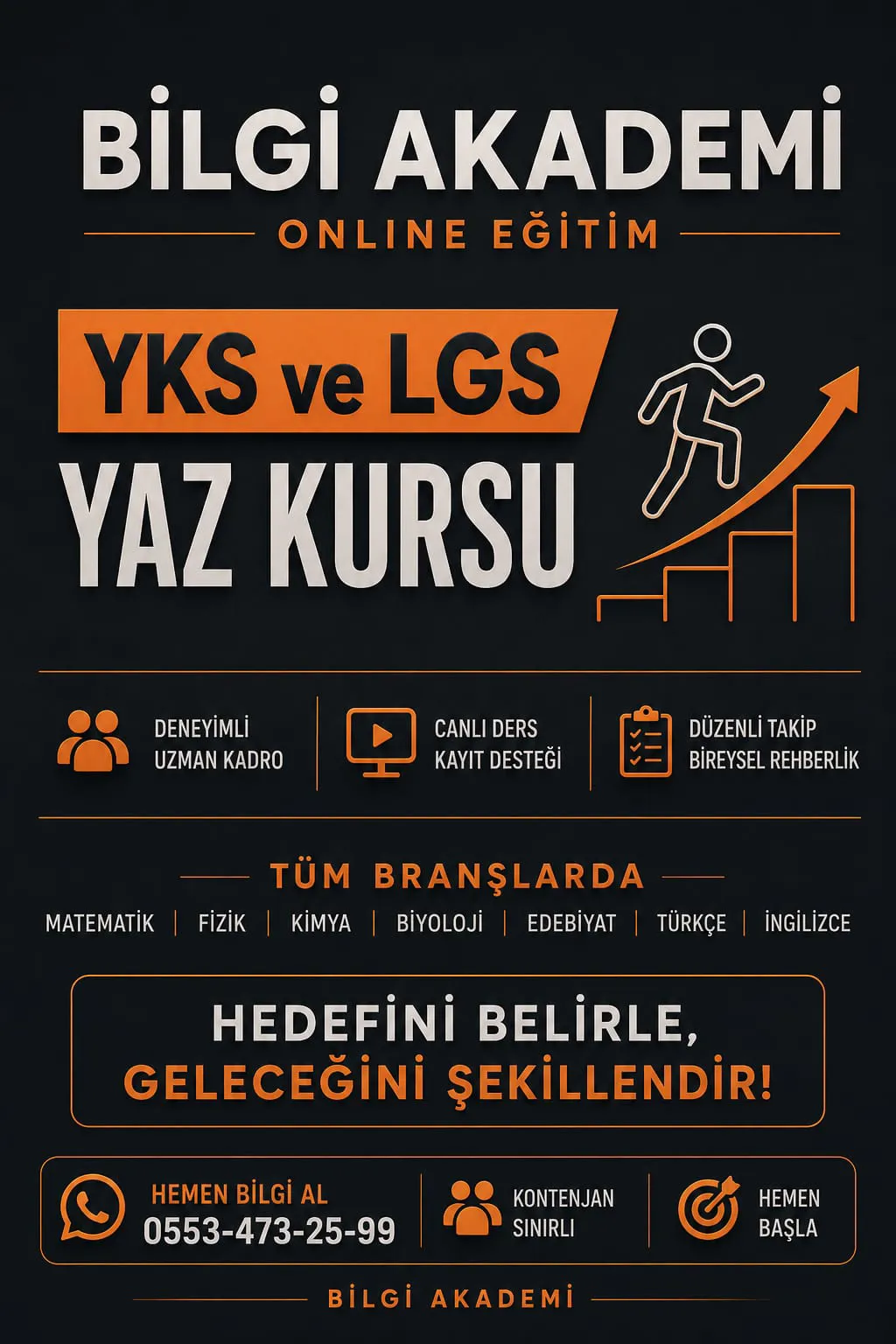 LGS MATEMATİK  YAZ KAMPI 1 TEMMUZ -30 EYLÜL 2026 
